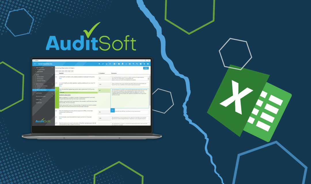 AuditSoft vs. Excel